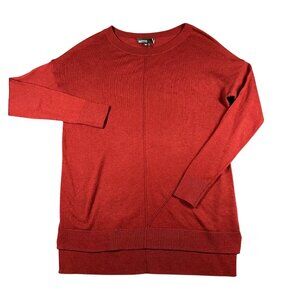 Valette Sweater Womens XS Rust Red Lightweight Pullover Dolman Long Sleeve